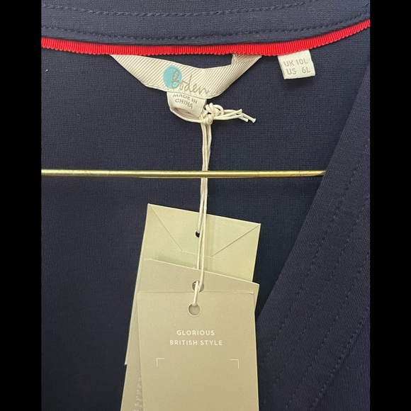 Boden Navy Mira Ponte Wrap Dress (NWT) - Picture 7 of 8